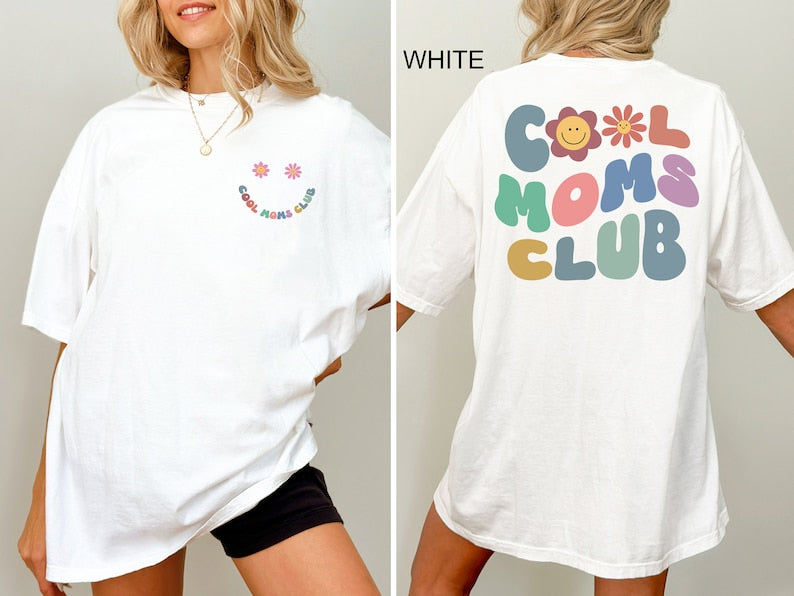 Comfort Colors® Cool Moms Club Shirt, Cool Mom T-shirt, Funny Mom Outfit, Best Mom Ever Tee, Mama Birthday Clothing Gift, Mothers Day Gifts