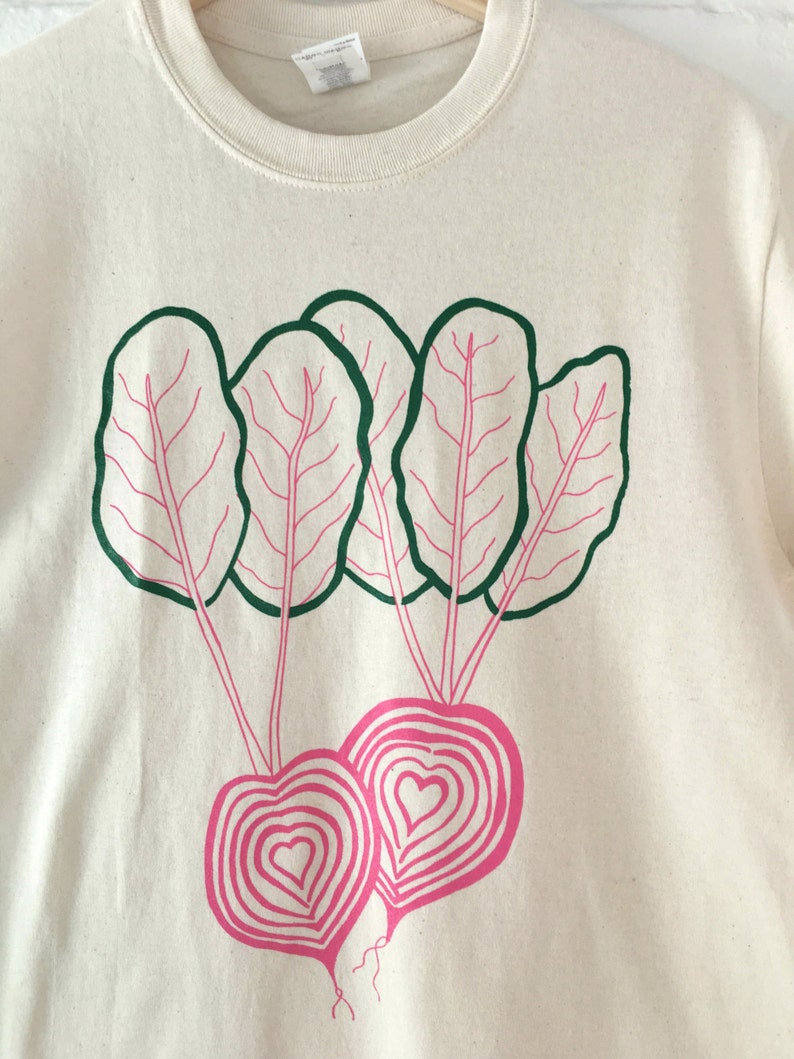 Beet Shirt, Graphic Tee, Vegetable Screen Print Shirt, Clothing Foodie Gift