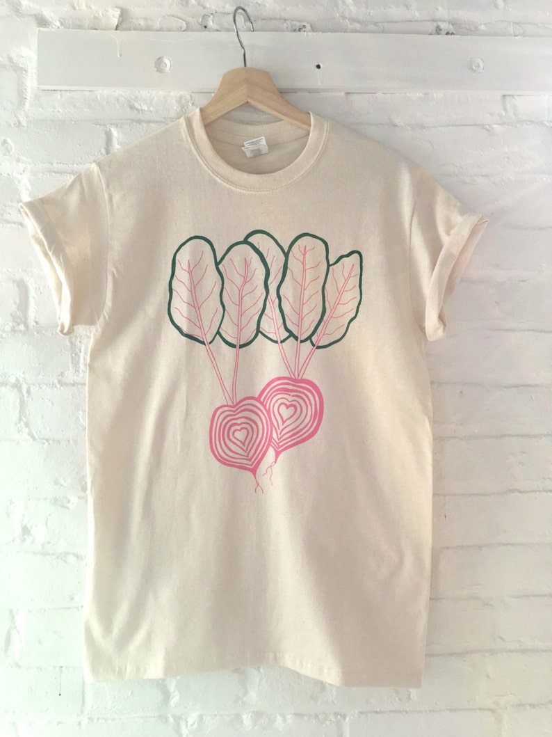 Beet Shirt, Graphic Tee, Vegetable Screen Print Shirt, Clothing Foodie Gift