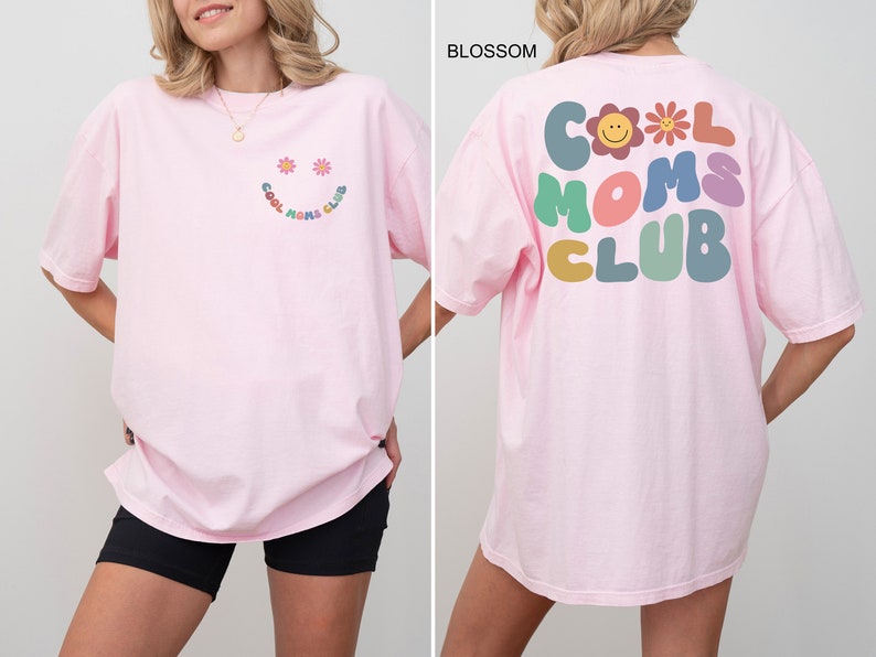 Comfort Colors® Cool Moms Club Shirt, Cool Mom T-shirt, Funny Mom Outfit, Best Mom Ever Tee, Mama Birthday Clothing Gift, Mothers Day Gifts
