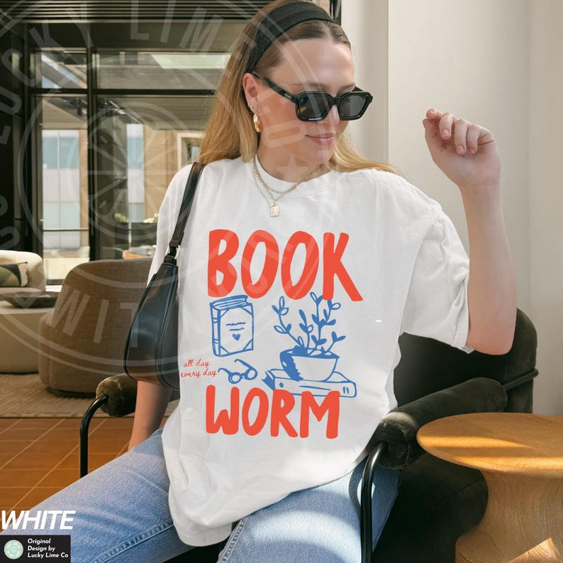 Comfort Colors® Bookworm Shirt, Booktrovert Shirt, Book Lover Gift, Book Shirts For Women, Bookish Gifts, Reading Shirt, Teacher Graphic Tee