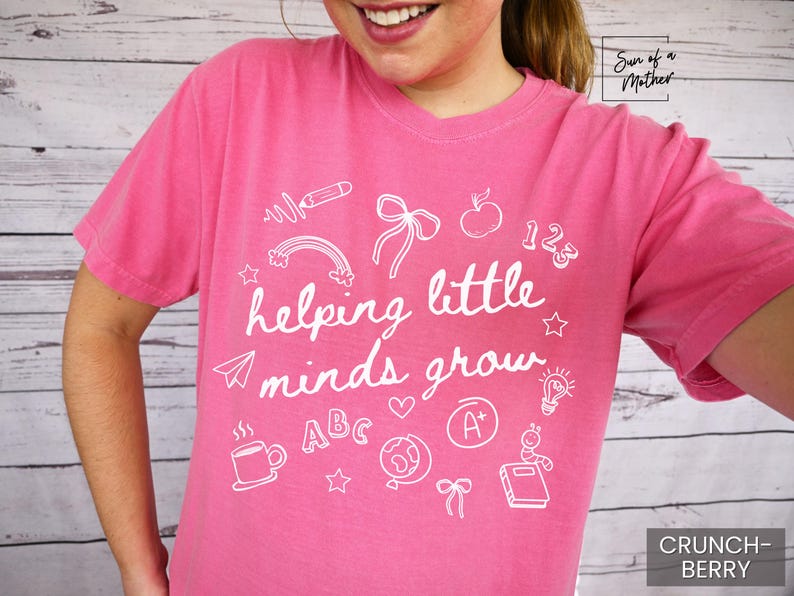 Teacher Comfort Colors Shirt New Teacher Shirt Cute New Teacher Gift Kindergarten Teacher Team Tshirt Preschool Teacher Shirt Teacher Tee