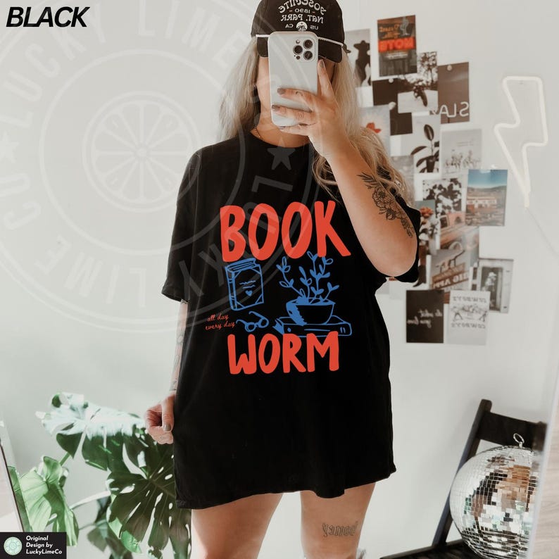 Comfort Colors® Bookworm Shirt, Booktrovert Shirt, Book Lover Gift, Book Shirts For Women, Bookish Gifts, Reading Shirt, Teacher Graphic Tee