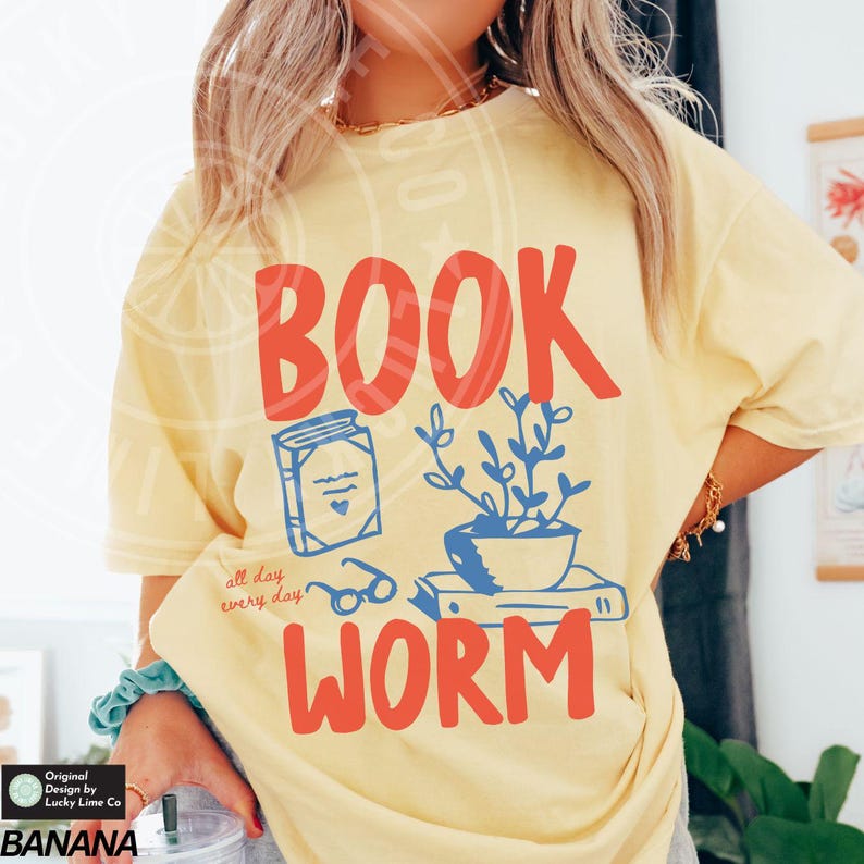 Comfort Colors® Bookworm Shirt, Booktrovert Shirt, Book Lover Gift, Book Shirts For Women, Bookish Gifts, Reading Shirt, Teacher Graphic Tee