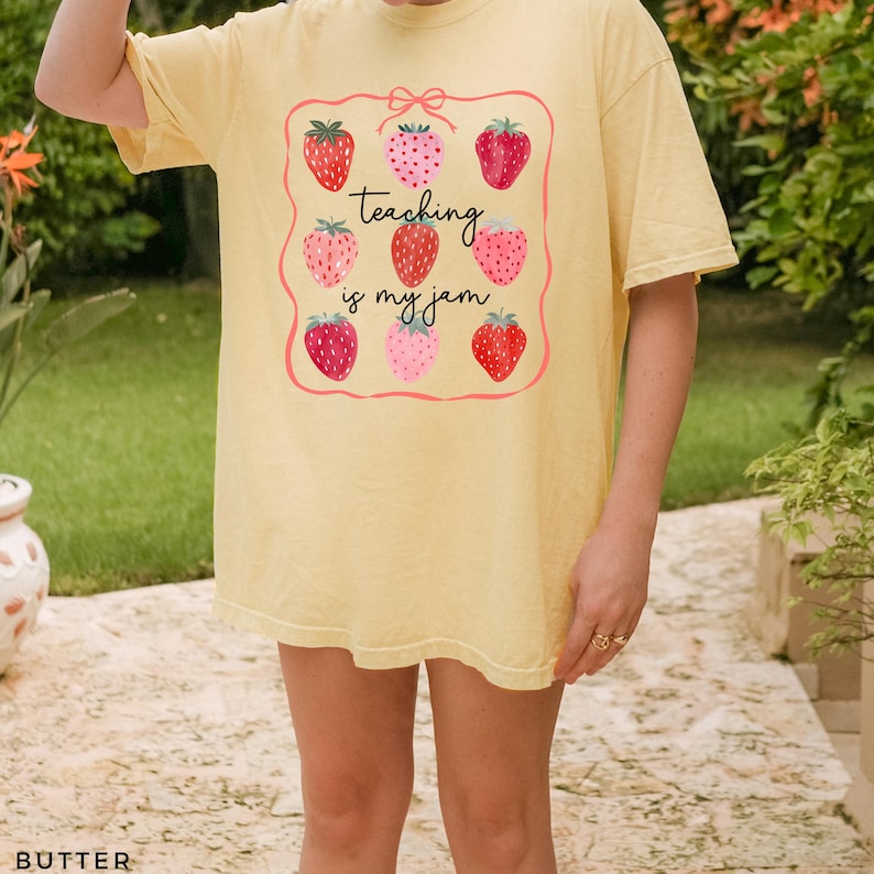 Comfort Colors® Teacher Shirt Cute Teacher Gift Spring Floral Teacher Tee Gift for Teacher Teaching Shirt Teacher Appreciation Gift Summer