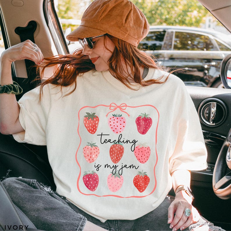 Comfort Colors® Teacher Shirt Cute Teacher Gift Spring Floral Teacher Tee Gift for Teacher Teaching Shirt Teacher Appreciation Gift Summer