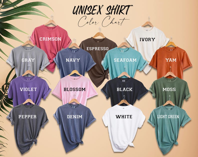 Custom Text Comfort Colors® Shirt, Personalized College Letters Tees, Custom Quote T-Shirt, Customized Women Outfit, Custom Gifts