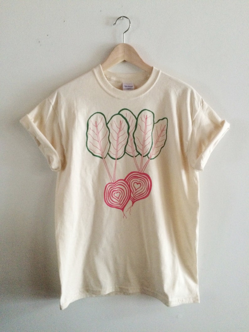 Beet Shirt, Graphic Tee, Vegetable Screen Print Shirt, Clothing Foodie Gift